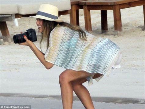 Jessica Alba slips back in her Into The Blue bikini 8 years on and ...